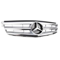 New Sport Style Front Radiator Grille Silver fits Mercedes W204 C250 C300 C350