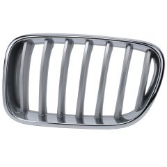 New Titanium Kidney Grille Left Driver Side fits BMW F25 X3 10-14 51117237421