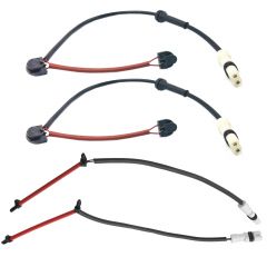 Disc Brake Pad Wear Sensor Front and Rear 4-PCs for 05-10 Porsche Boxster Cayman