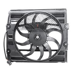 TOPAZ Radiator Condenser Cooling Fan Assembly for BMW 64546921383