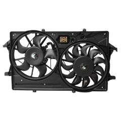 Dual Cooling Fan Motor Assembly w/ Single Connector 01-02 Ford Focus 2.0L DOHC