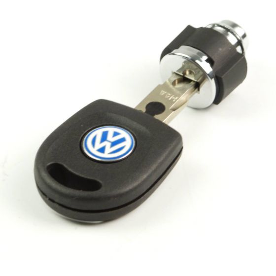 New OE Passenger Glove Compartment Lock w Key Fit Volkswagen Jetta Passat  Polo